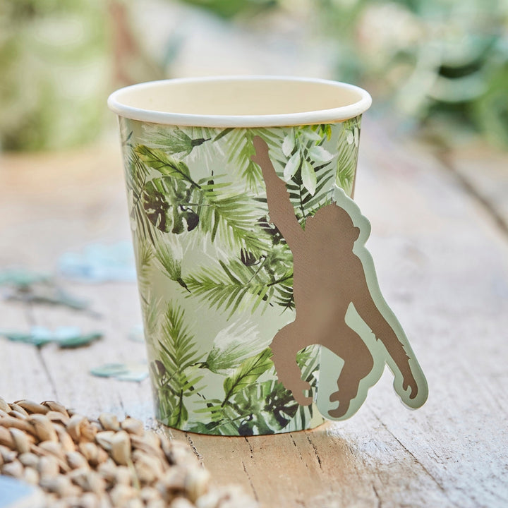 Gingerray Kubki papierowe Monkey Party Paper Cups