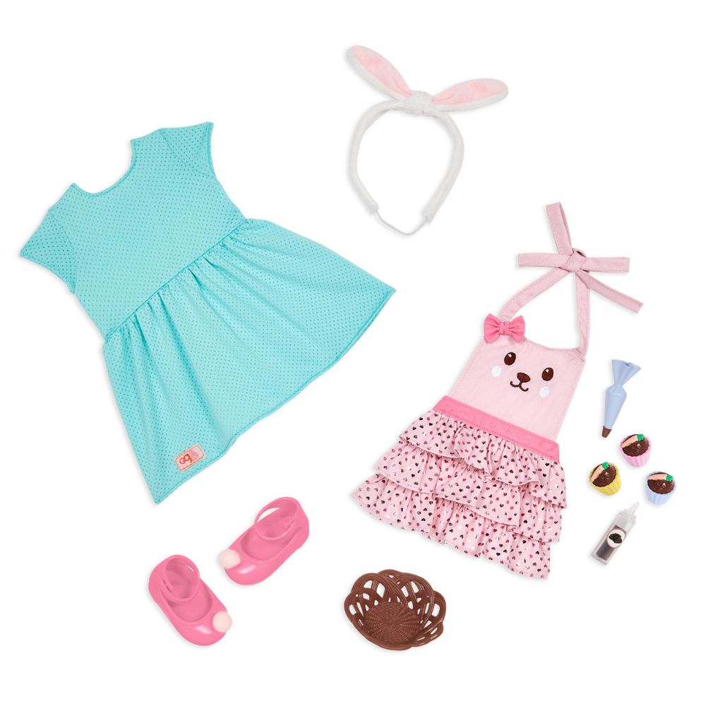 Our Generation Ubranka dla lalek 46 cm Rabbits & Carrots