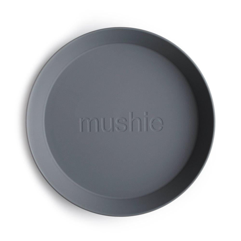 Mushie Zestaw talerzy dla dzieci Round Smoke