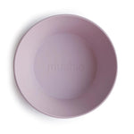 Mushie Miseczki dla dzieci Round Soft Lilac