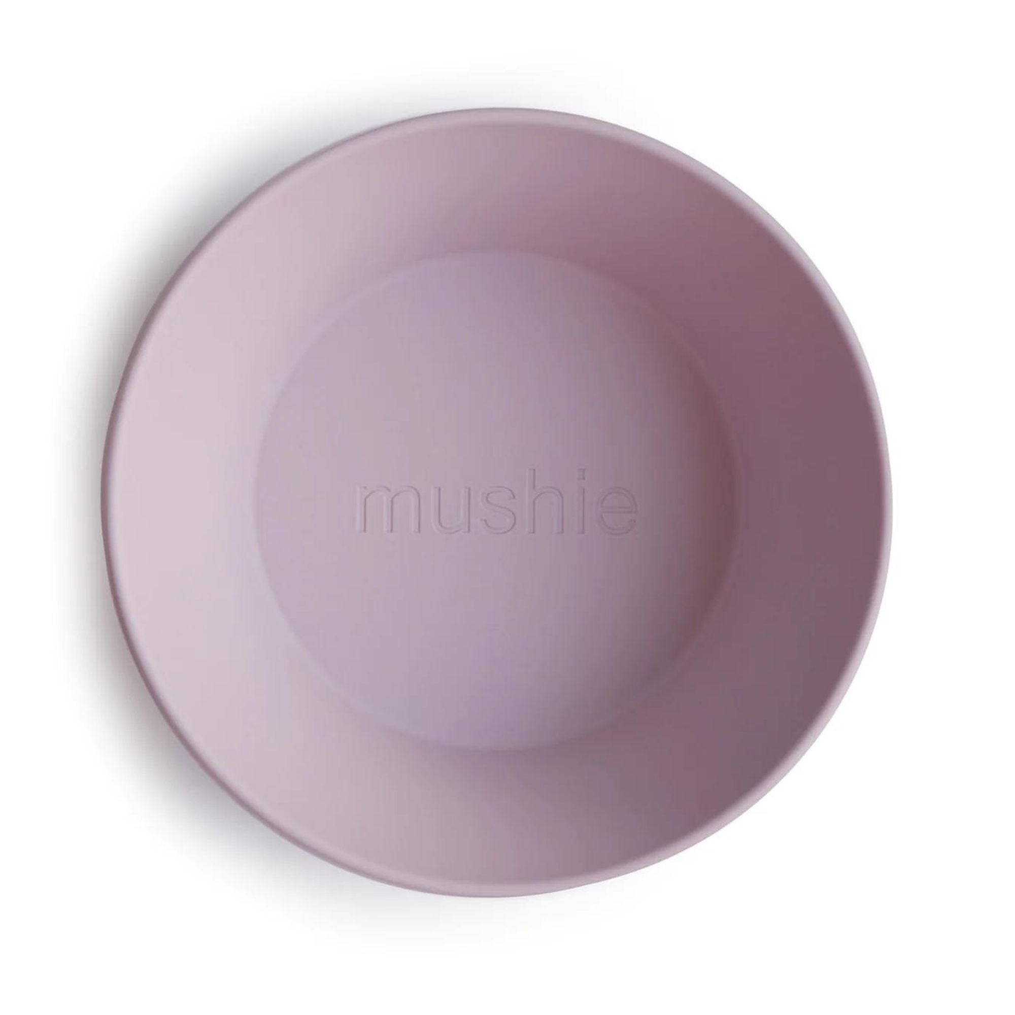 Mushie Miseczki dla dzieci Round Soft Lilac