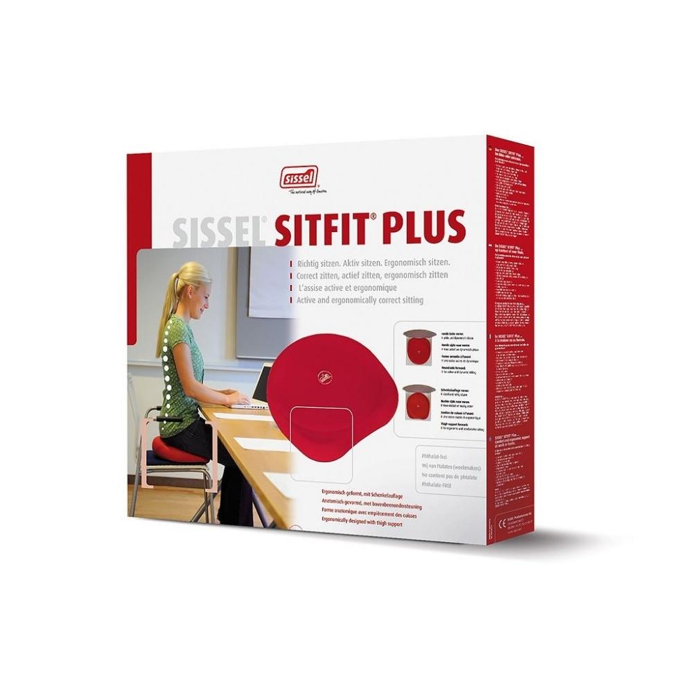 SISSEL Sitfit Plus  poduszka sensomotoryczna asymetryczna 37cm niebieska