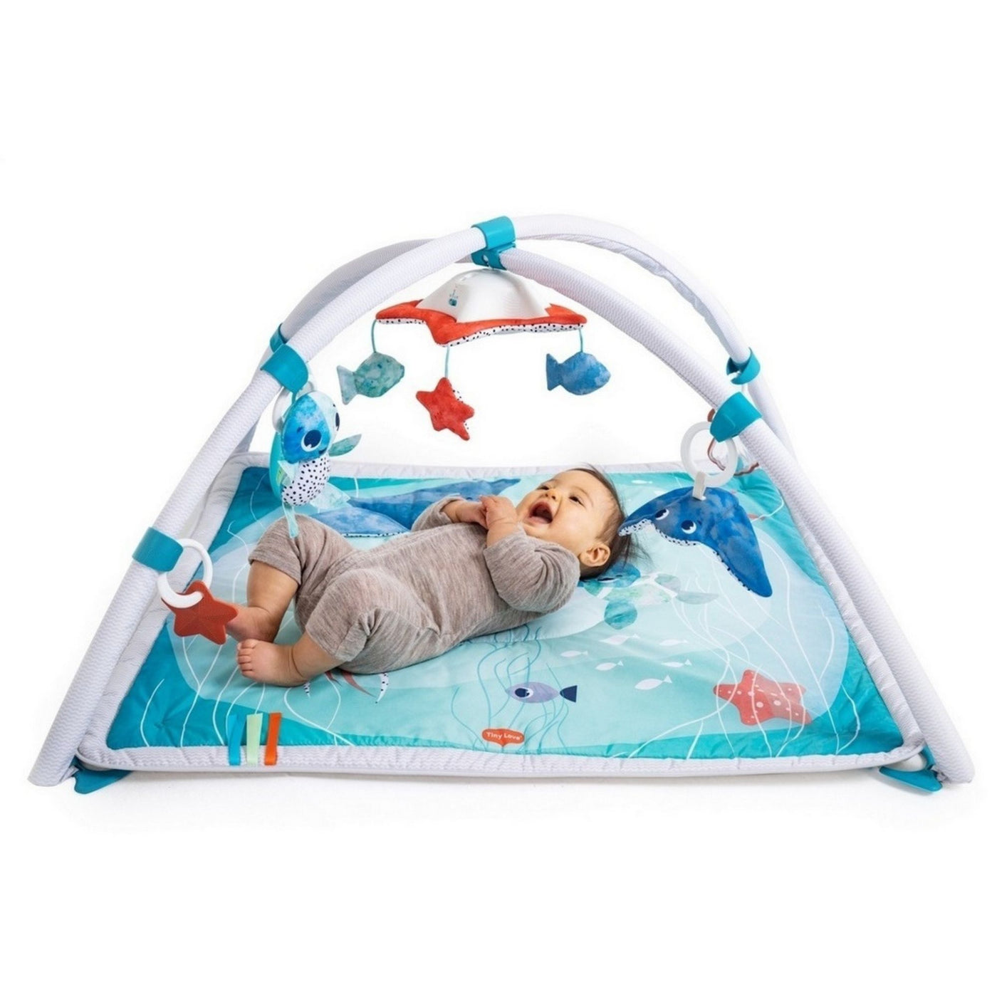 Tiny Love Mata Edukacyjna z Pałąkami Skarby Oceanu - 4kidspoint.pl