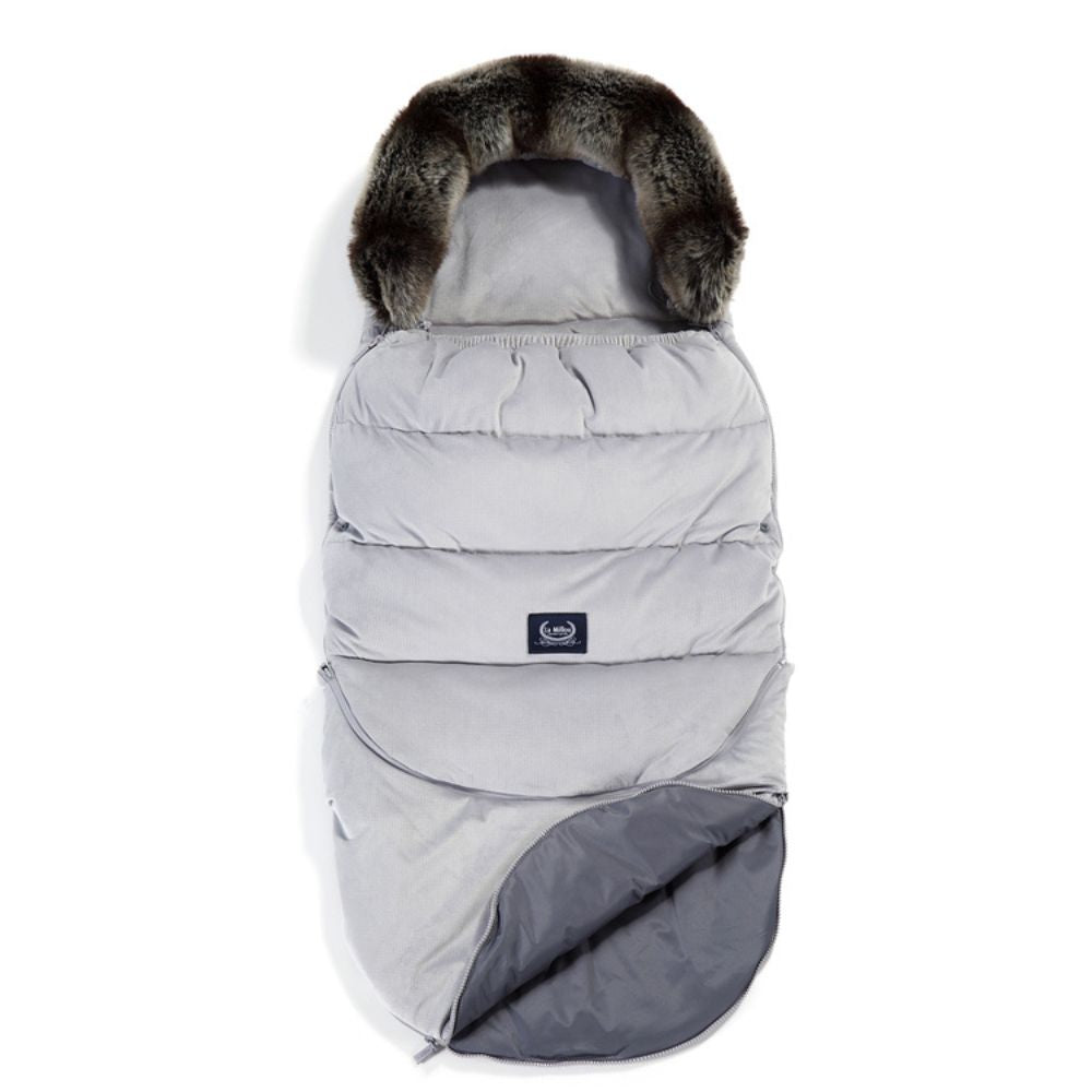 La Millou Śpiworek do wózka Aspen Winterproof Stroller Bag Combo Dark Grey