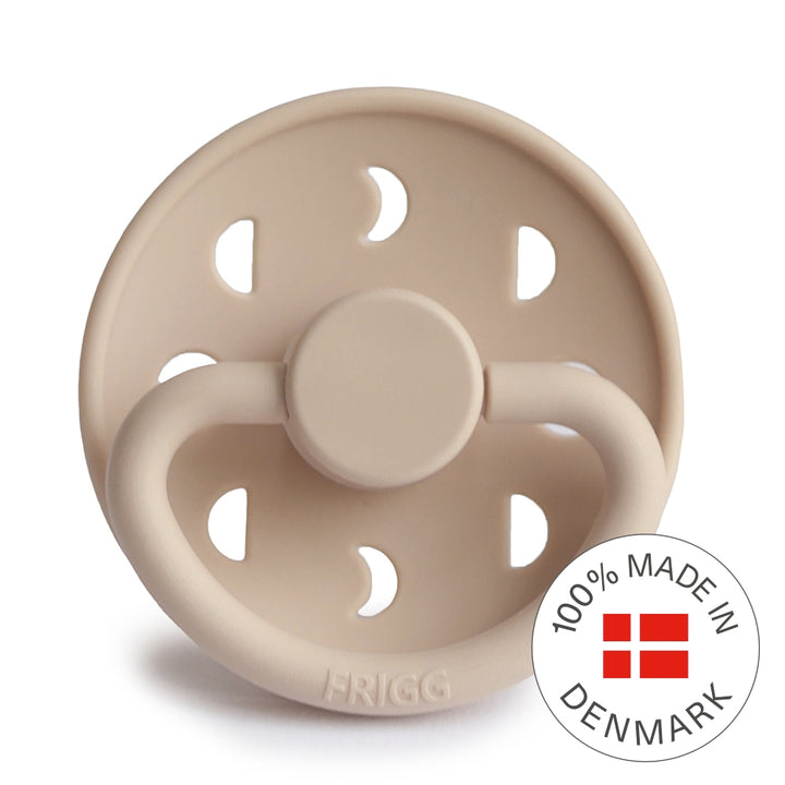 Frigg Smoczek dla niemowlaka silikonowy okrągły Moon croissant 0+
