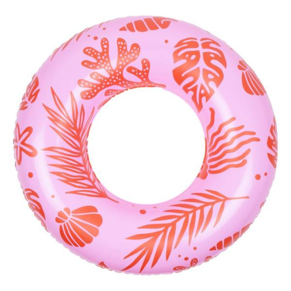 The Swim Essentials Koło do pływania dla dzieci Pink Ocean 90cm