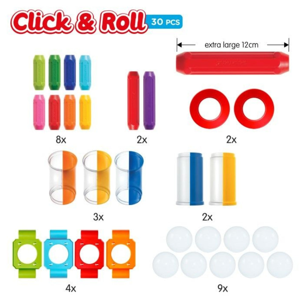 Smart max Klocki magnetyczne kulodrom Click & Roll IUVI Games