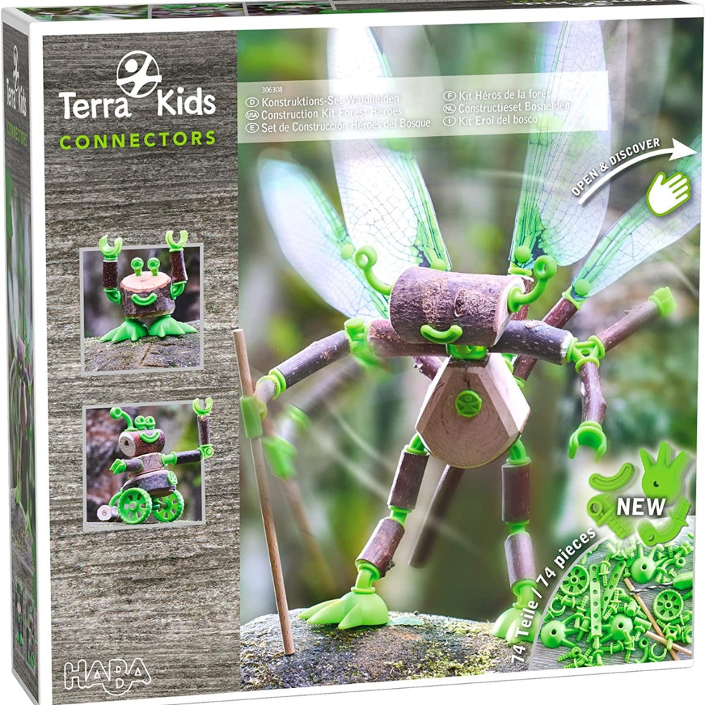 Haba Zestaw do konstrukcji Forest Heroes Connectors Terra Kids
