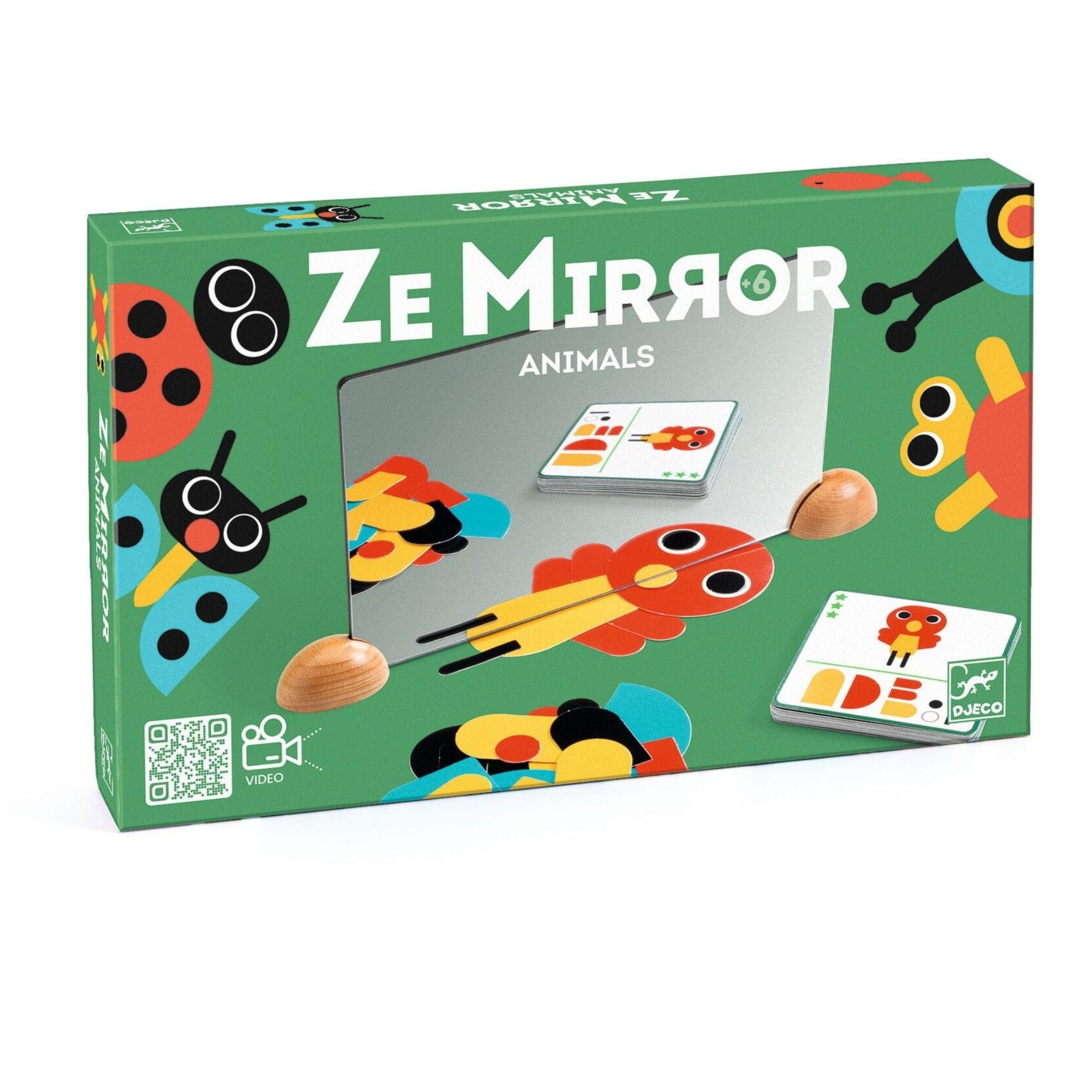 Djeco Gra edukacyjna dla dzieci Ze Mirror Zwierzęta
