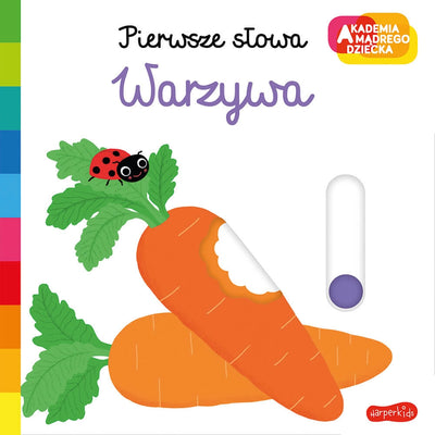 Harperkids Pierwsze słowa warzywa książka dla dziecka