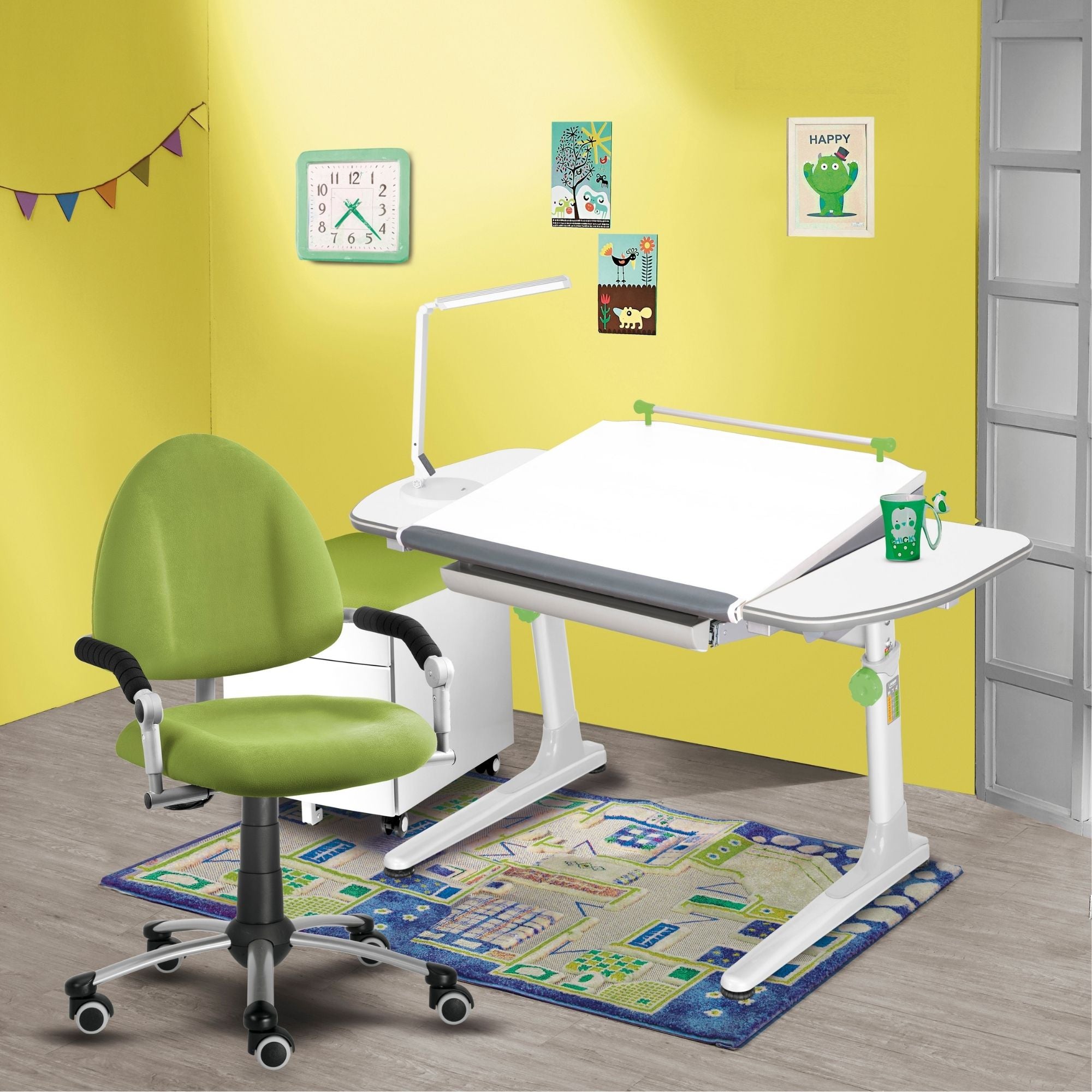 Mayer Ergonomiczne krzesło rosnące z dzieckiem Freaky różowe kółka