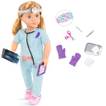 Our Generation Lalka dla dzieci Tonia 46cm Chirurg z akcesoriami tematycznymi - 4kidspoint.pl