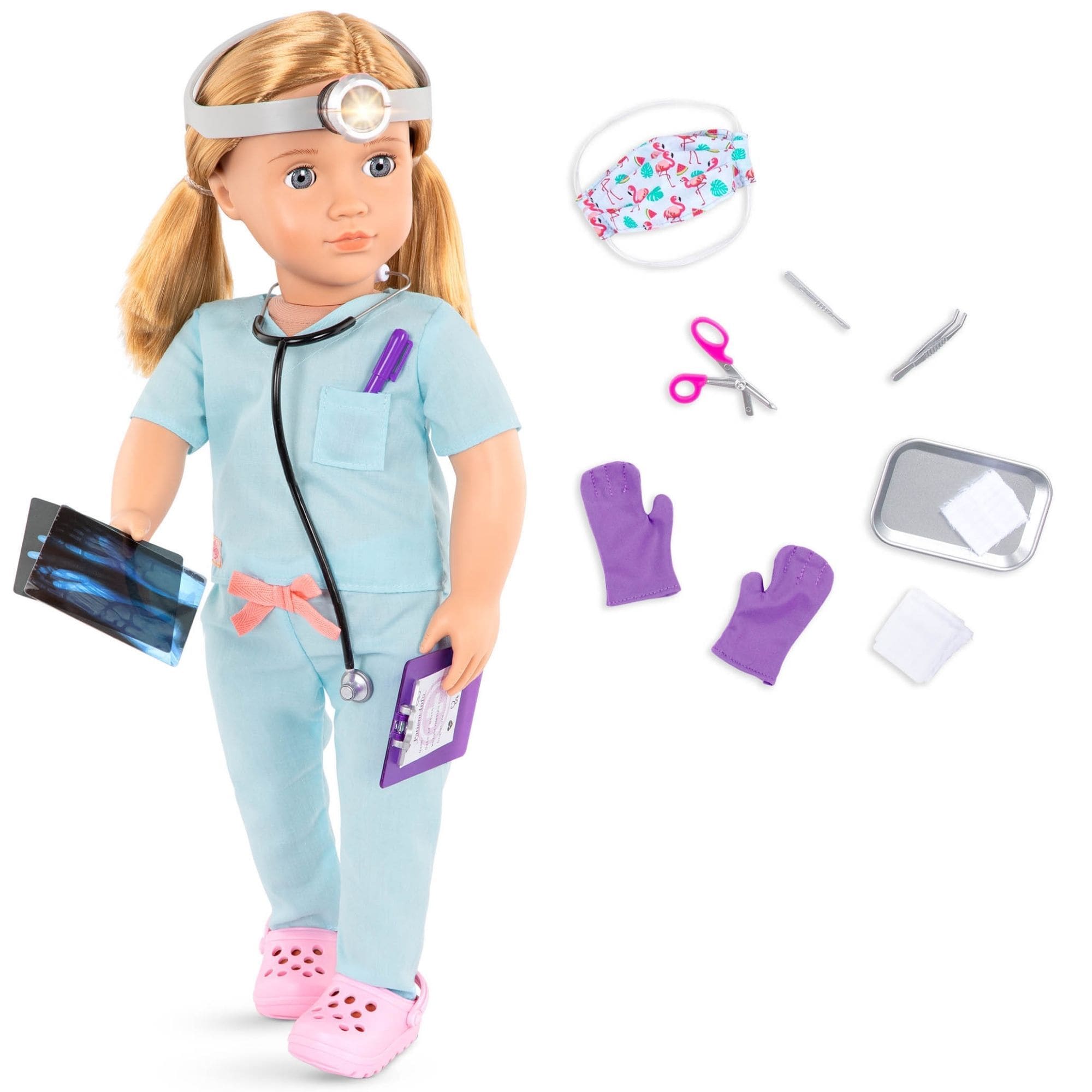 Our Generation Lalka dla dzieci Tonia 46cm Chirurg z akcesoriami tematycznymi - 4kidspoint.pl