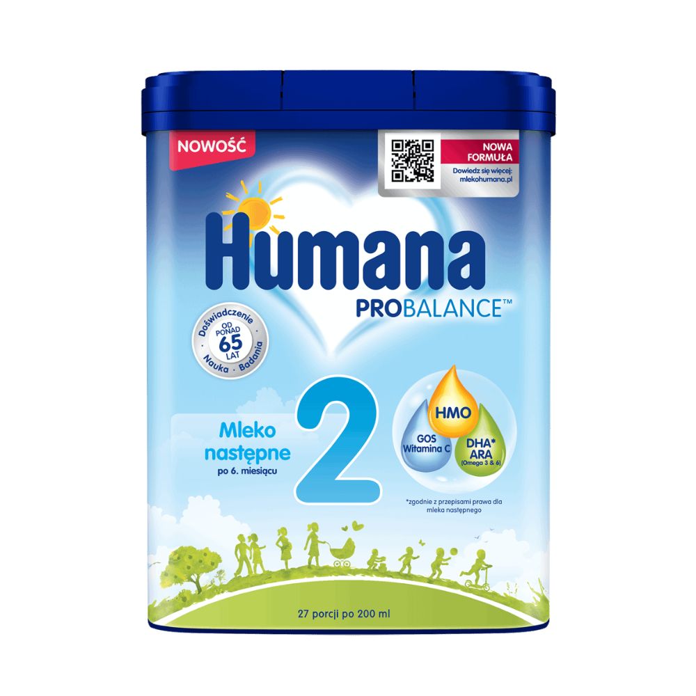 Humana Mleko modyfikowane 2 HMO 750 g