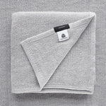 LullaLove Otulacz/Kocyk z wełny merino szary, gray mist