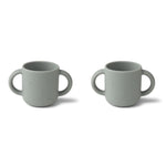 Liewood Kubeczki dla dzieci  2-pack Rabbit dove blue
