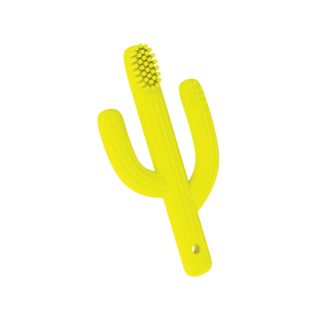 GiliGums Gryzak dla niemowlaka szczoteczka Kaktus żółty