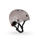 Scootandride Kask dla dzieci XXS-S 1-5 lat Brown Lines