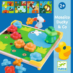 Djeco Gra Mozaika dla dzieci DUCKY&CO - kolorowe obrazki
