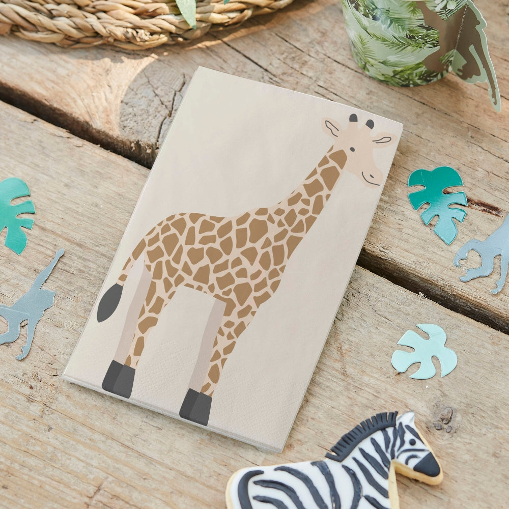 Gingerray serwetki papierowe Giraffe Paper Napkins