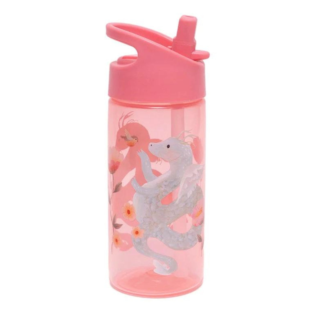 Petit Monkey bidon dla dziecka fairytale dragon peony pink