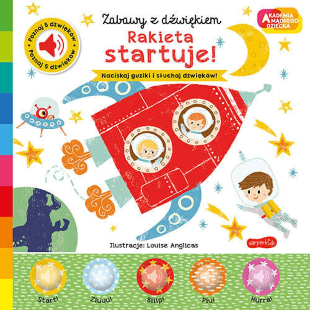 Harperkids Książka dla dzieci Akademia mądrego dziecka Rakieta startuje!