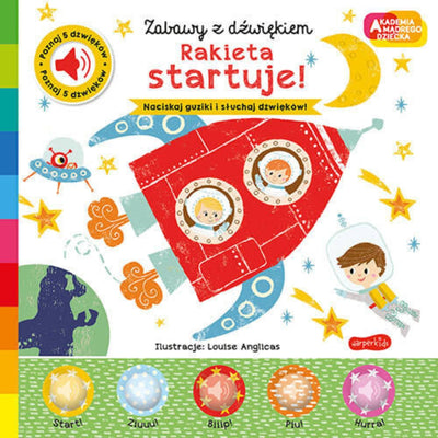 Harperkids Książka dla dzieci Akademia mądrego dziecka Rakieta startuje!