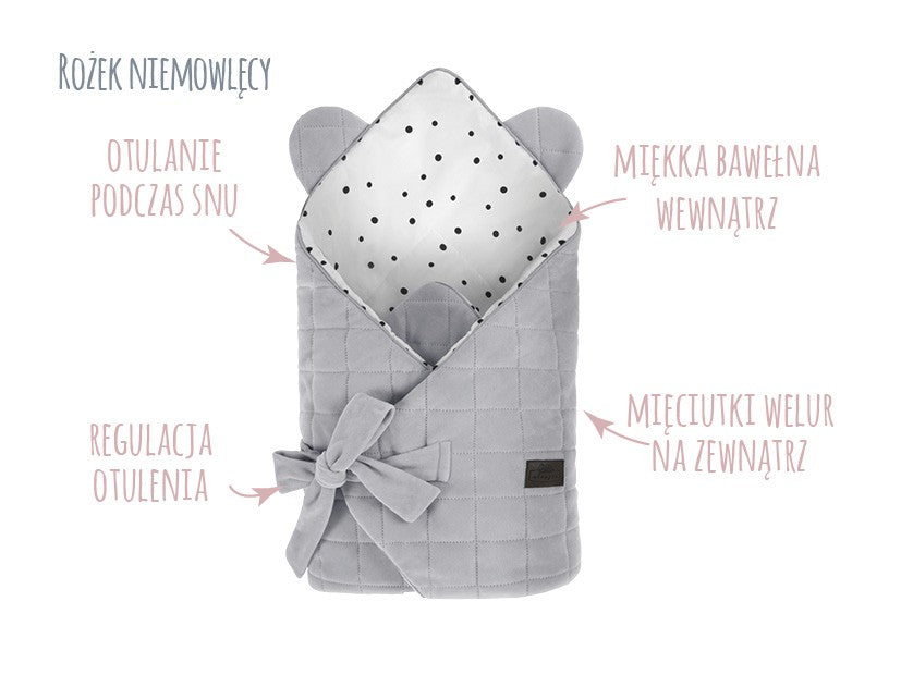 Sleepee Rożek niemowlęcy Royal Baby Pink