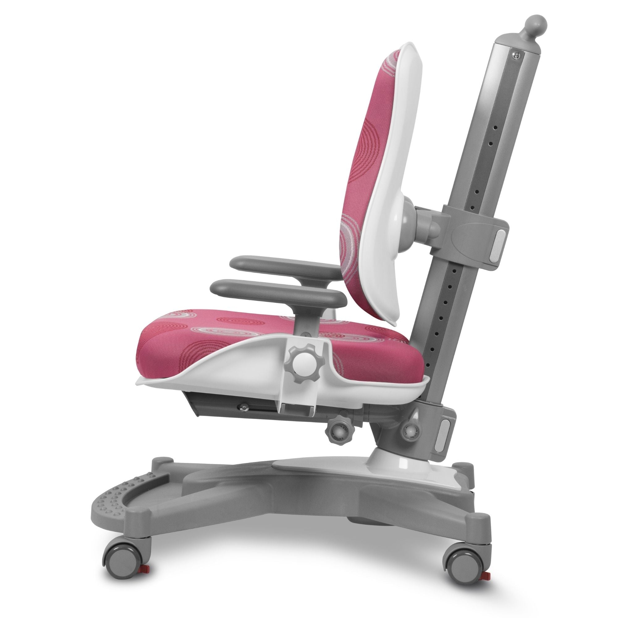 Mayer Ergonomiczne krzesło rosnące z dzieckiem MyChamp różowe kółka