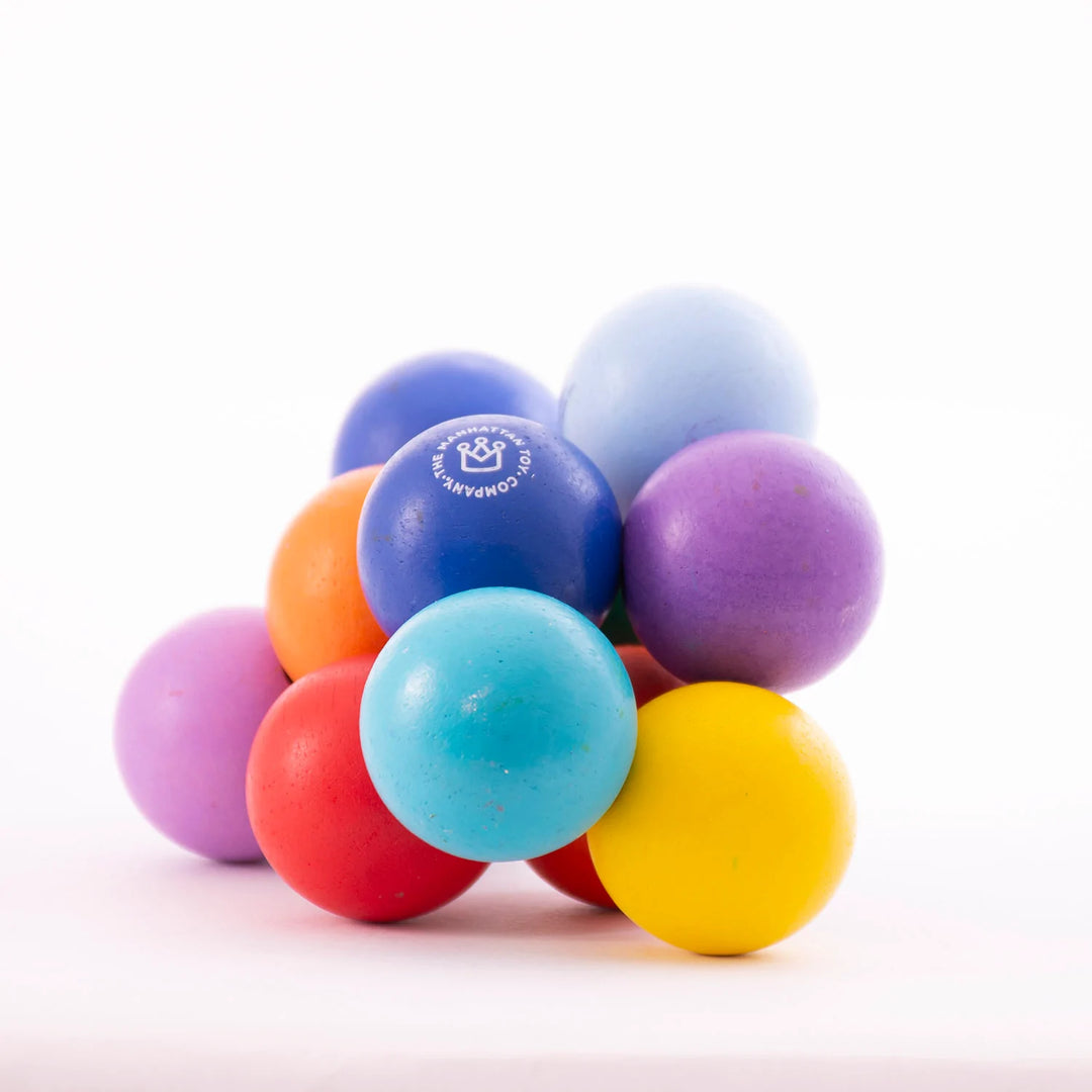 Manhattan Toy Zabawka motoryczna kolorowe elastyczne perełki