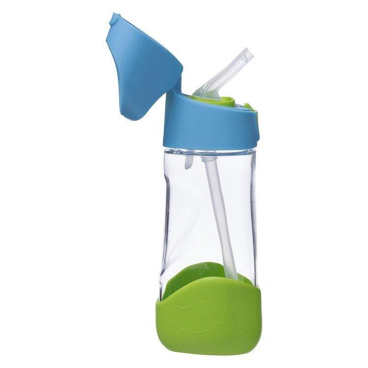 b.box Tritanowa butelka bidon ze słomką 450 ml Ocean Breeze - 4kidspoint.pl