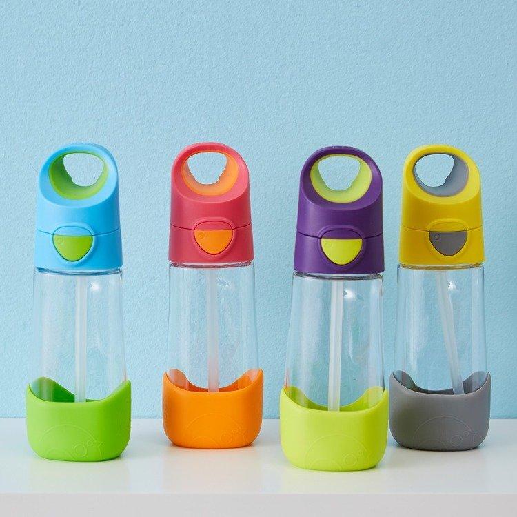 b.box Tritanowa butelka bidon ze słomką 450 ml Ocean Breeze - 4kidspoint.pl