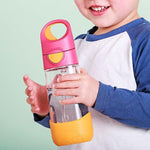 b.box Tritanowa butelka bidon ze słomką 450 ml Lemon Sherbet - 4kidspoint.pl