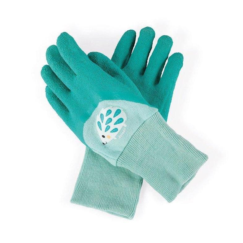 Rękawiczki do prac ogrodowych niebieskie Janod