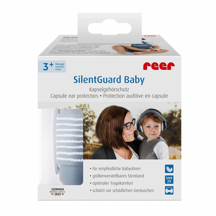 Reer Słuchawki ochronne niebieskie SilentGuard dla dzieci 12m+