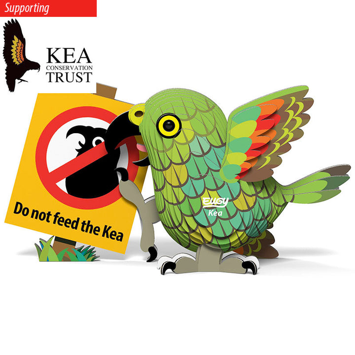 EUGY Puzzle 3D dla dzieci Układanka Papuga Kea