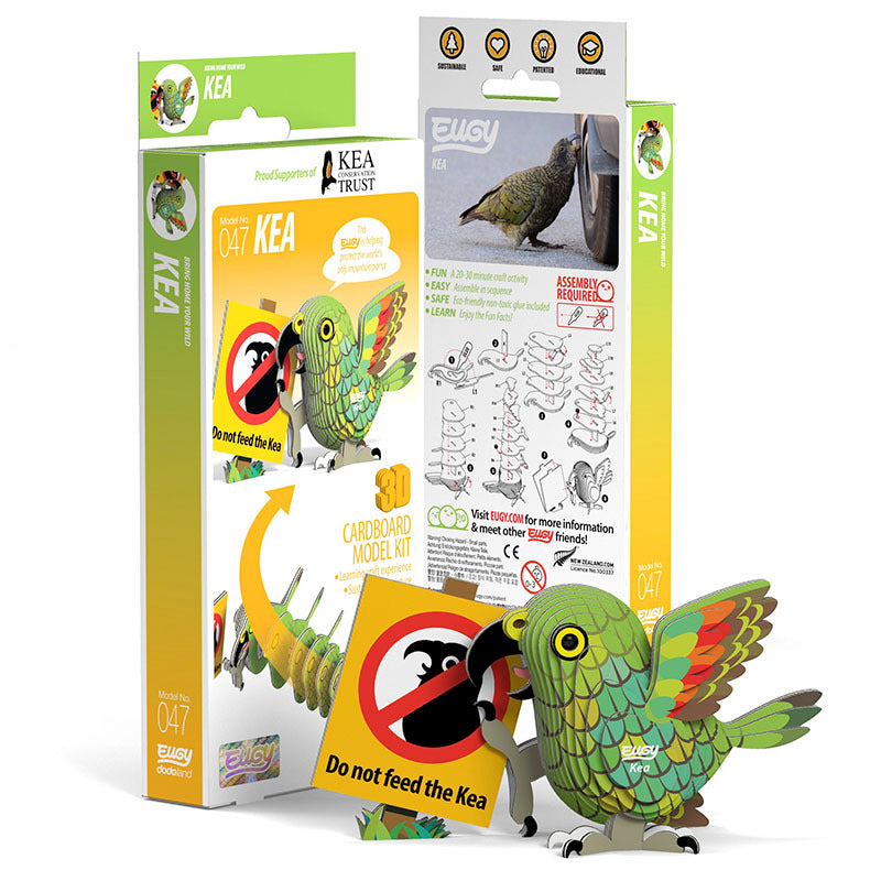 EUGY Puzzle 3D dla dzieci Układanka Papuga Kea