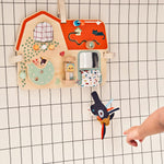 Lilliputiens Drewniana tablica manipulacyjna Farma