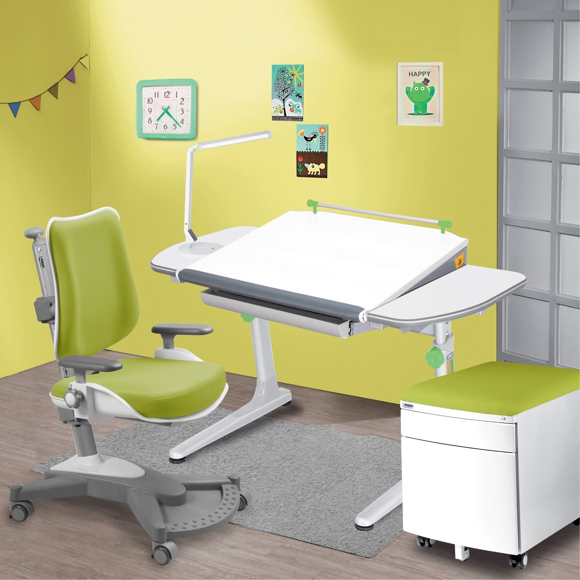 Mayer Ergonomiczne krzesło rosnące z dzieckiem MyChamp zielone