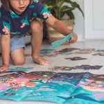 Janod Świecące puzzle dla dzieci z mini lampką UV Ocean 24 el. - 4kidspoint.pl
