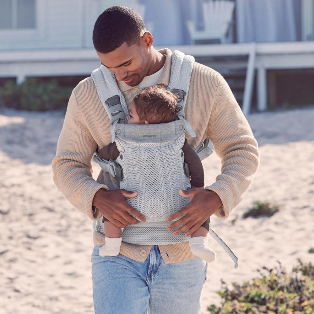 BABYBJORN nosidełko dla niemowlaka Harmony 3D Mesh Srebrny