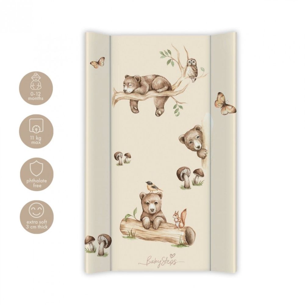 Baby Steps Usztywniany przewijak dla dziecka Happy Bear
