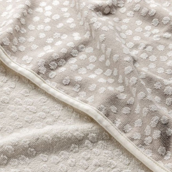 Memi Bambusowy ręcznik dla niemowlaka Cream Boho Dots