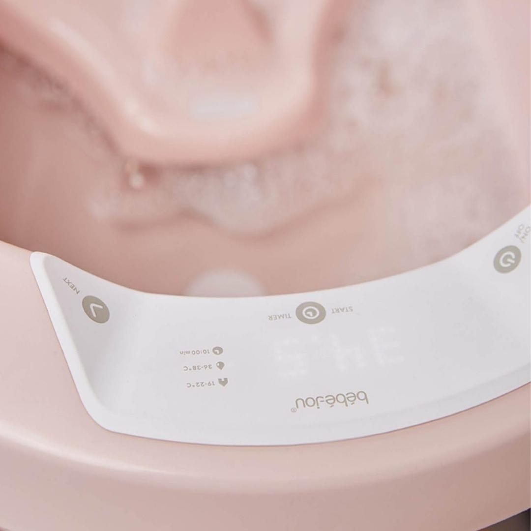 bébé-jou Wanienka Sense Edition z czujnikiem temperatury Mellow Rose