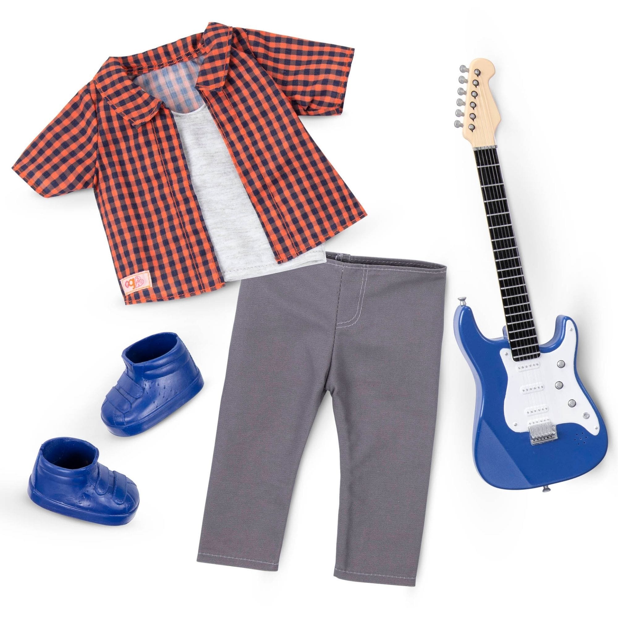 Our Generation Ubranka dla lalki chłopca 46cm Plaid to rock - 4kidspoint.pl