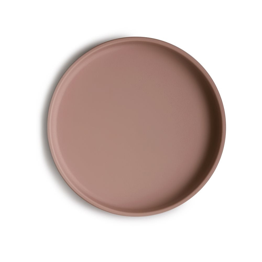 Mushie Silikonowy Talerzyk z Przyssawką Classic Cloudy Mauve