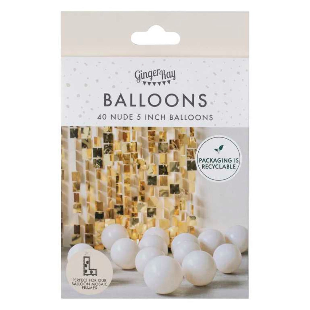 Gingerray balony lateksowe Nude Balloon Mosaic Balloon Pack