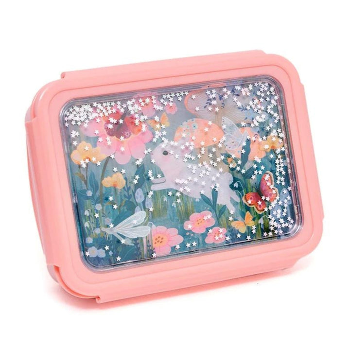 Petit Monkey lunchbox dla dziewczynki bunny "white stars"