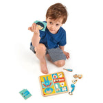 Tender Leaf Toys Drewniana układanka edukacyjna Ciało człowieka