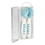 Beaba Sztućce plastikowe w etui blue